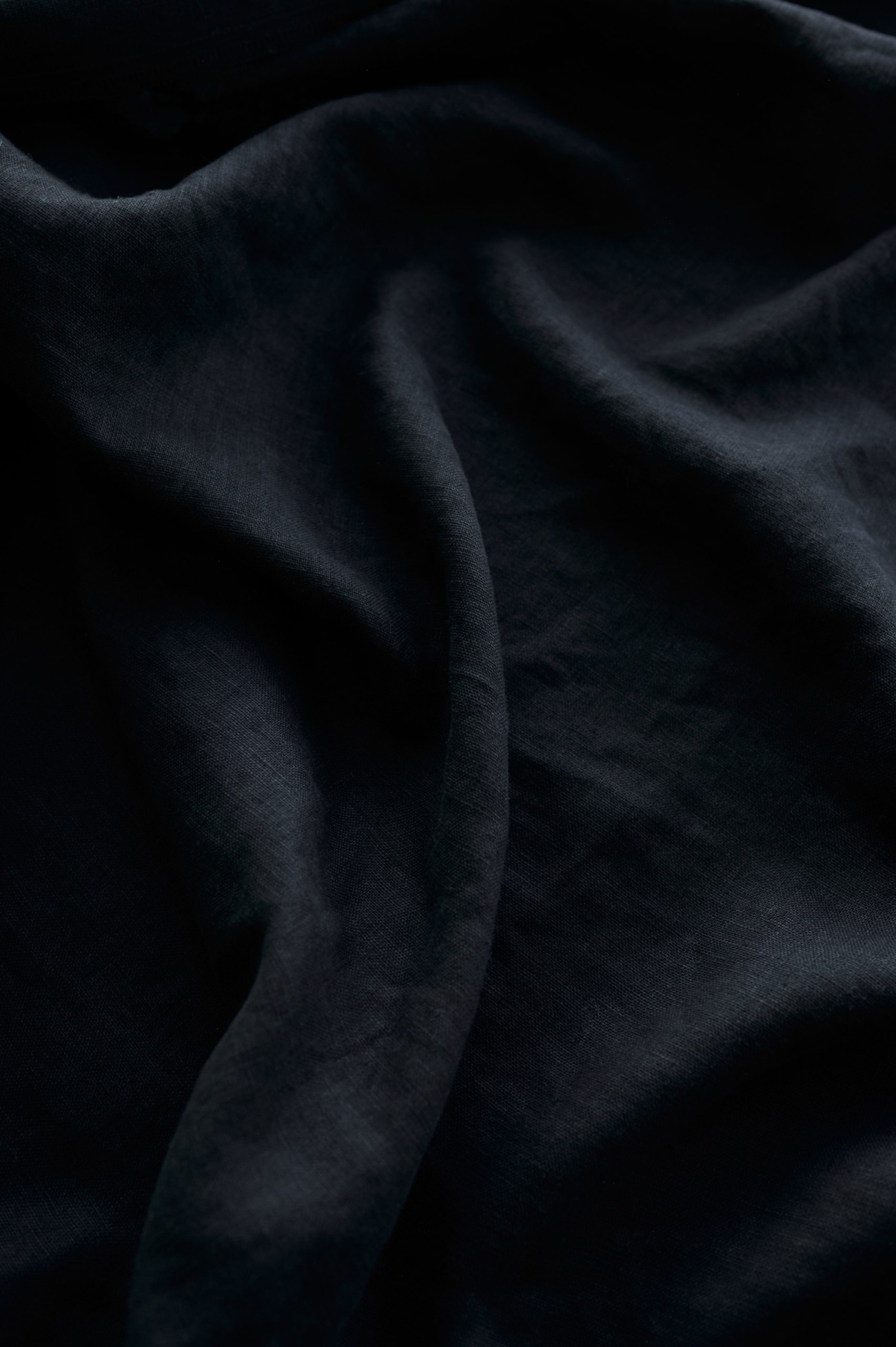 black linen fabric
